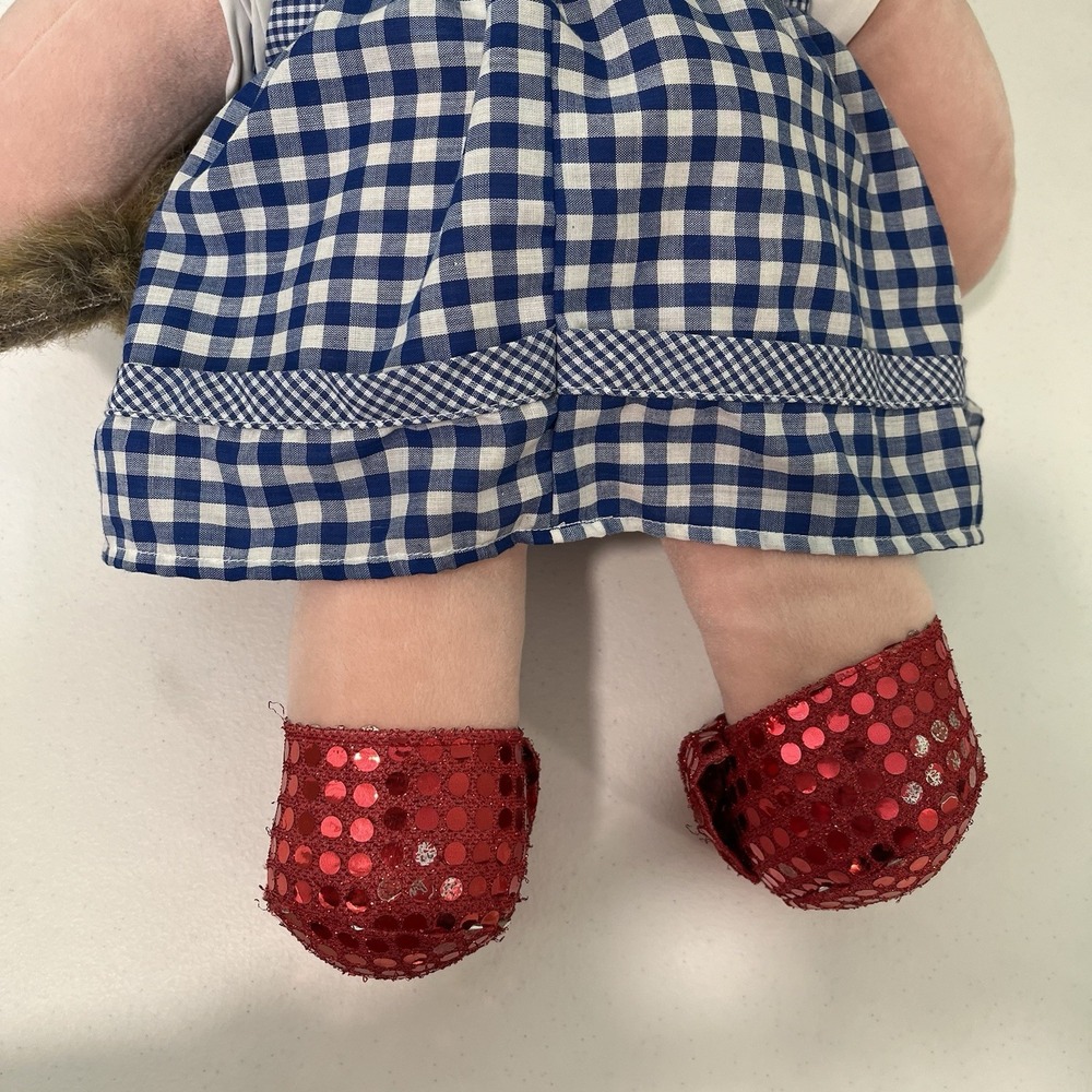 Vintage 1993 20" Judy Bearland Wizard of Oz Paws with Toto Wicked Garland - Picture 3 of 9
